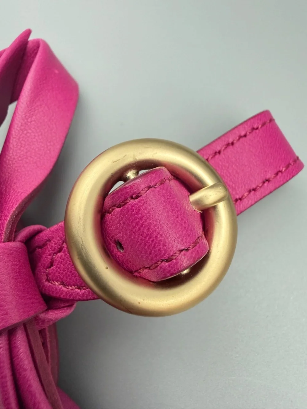 Chanel Lambskin 31 Rue Cambon Bow Luggage Tag